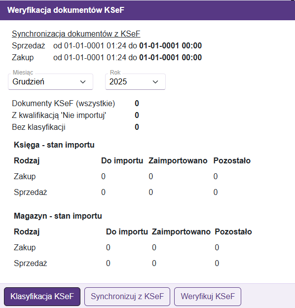 Weryfikacja dokumentów KSeF